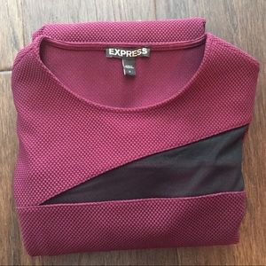 Never worn, express dress with mesh panels